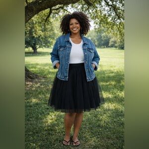 a.n.a A New Approach Classic Blue Denim Jacket XL